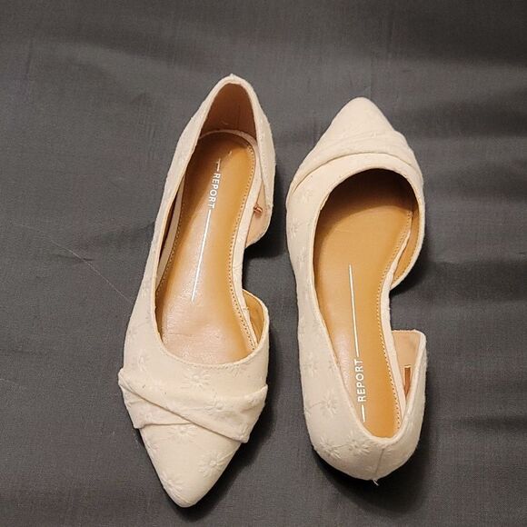 BRAND NEW REPORT POINTED D'ORSAY BALLET FLATS - Picture 3 of 15